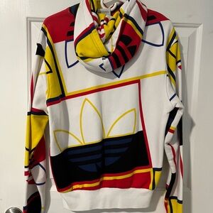 Adidas logo play hoodie, size small